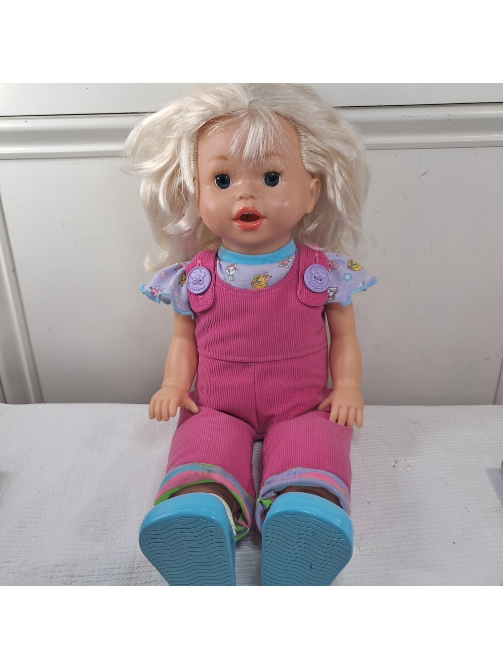 Vintage FISHER-PRICE Little Mommy doll Toddler Play All Day 2005 Mattel READ